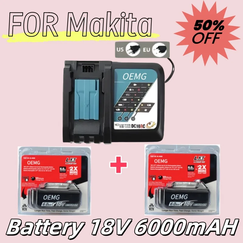 

Genuine Batterie FOR Makita 18V,FOR Makita 18V Battery 6Ah, Universal Adapter, Eco-Friendly, Great for Sustainable Projects