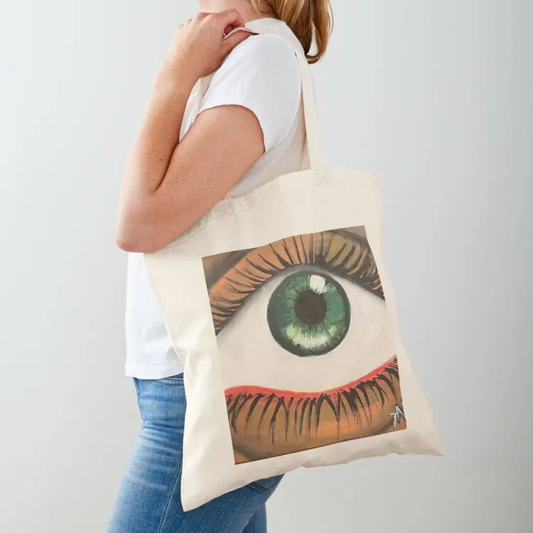 Green Eye Tote Bag Woman shopper bag Custom bag custom bags