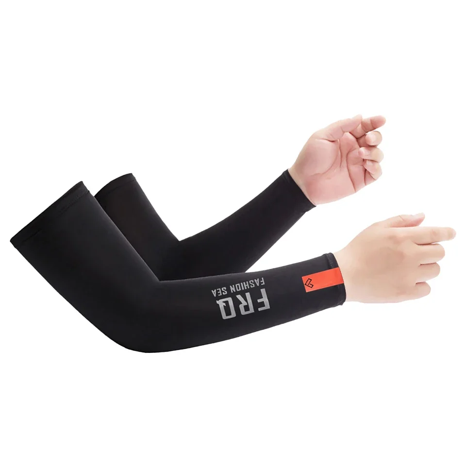 GOBYGO-أكمام واقية من الشمس للرجال ، UPF50 + ، شعور رائع ، تنفس ، حرير ثلجي ، ركوب الدراجات فوق الأكمام ، الجري وصيد الأسماك ، 1 زوج