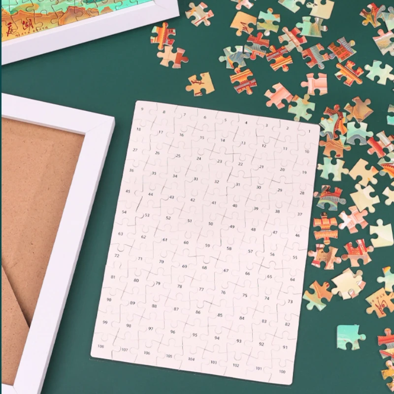 Rompecabezas de papel de 108 piezas, manchas escénicas famosas de China, la gran muralla de la ciudad, puntos de referencia, creaciones culturales de Pekín, recuerdos de ToysTravel
