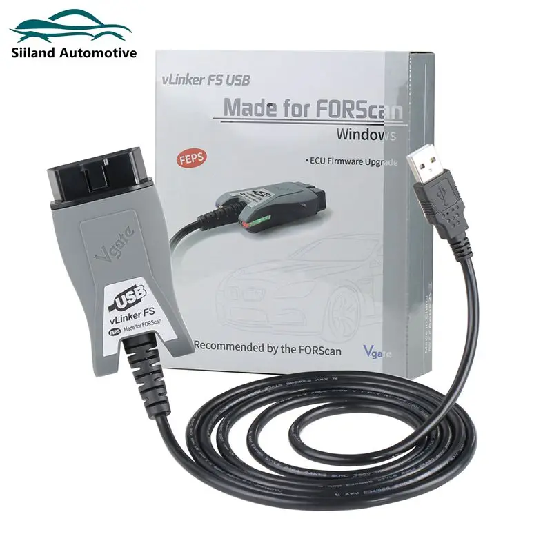 

Vgate vLinker FS ELM327 USB Scan MS-CAN/HS-CAN Diagnostic Tools Scanner Interface Tools For Ford/Mazda HS/MS-CAN ELM327