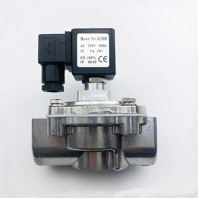 Elettrovalvola DMF-Z-25 / 20 Right Angle Straight Through 1 Inch DN25 DN20 AC220V DC24V Pulse Solenoid Valve Pneumatica — dettaglio 3