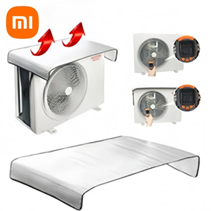 

Xiaomi 47x96CM Крышка для очистки переменного тока Открытый блок Защита от дождя/снега/пыли Универсальный домашний кондиционер Чистый инструмент