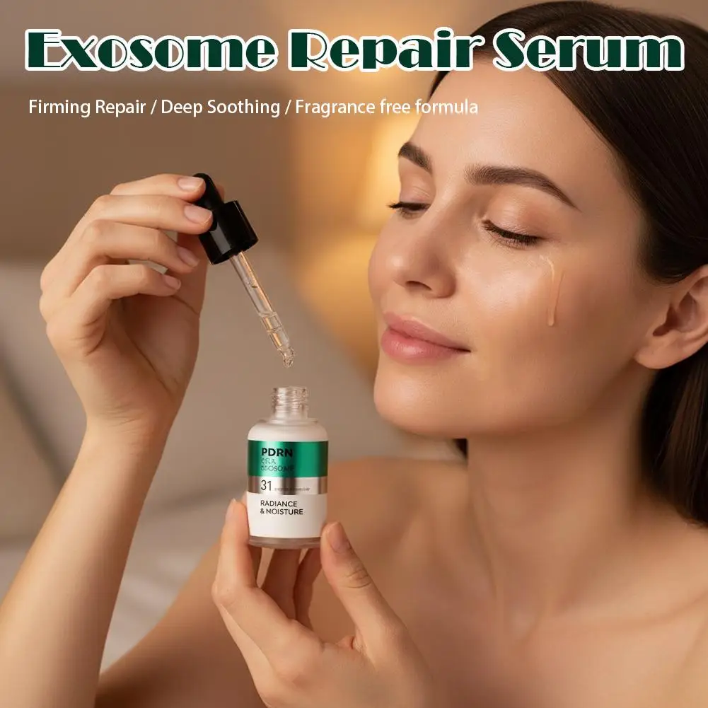 30ml Ceramide Essence PDRN CICA Exosome Moisturizing Centella Asiatica Exocrine Skin Care Essence for Hydrated & Soothing Skin