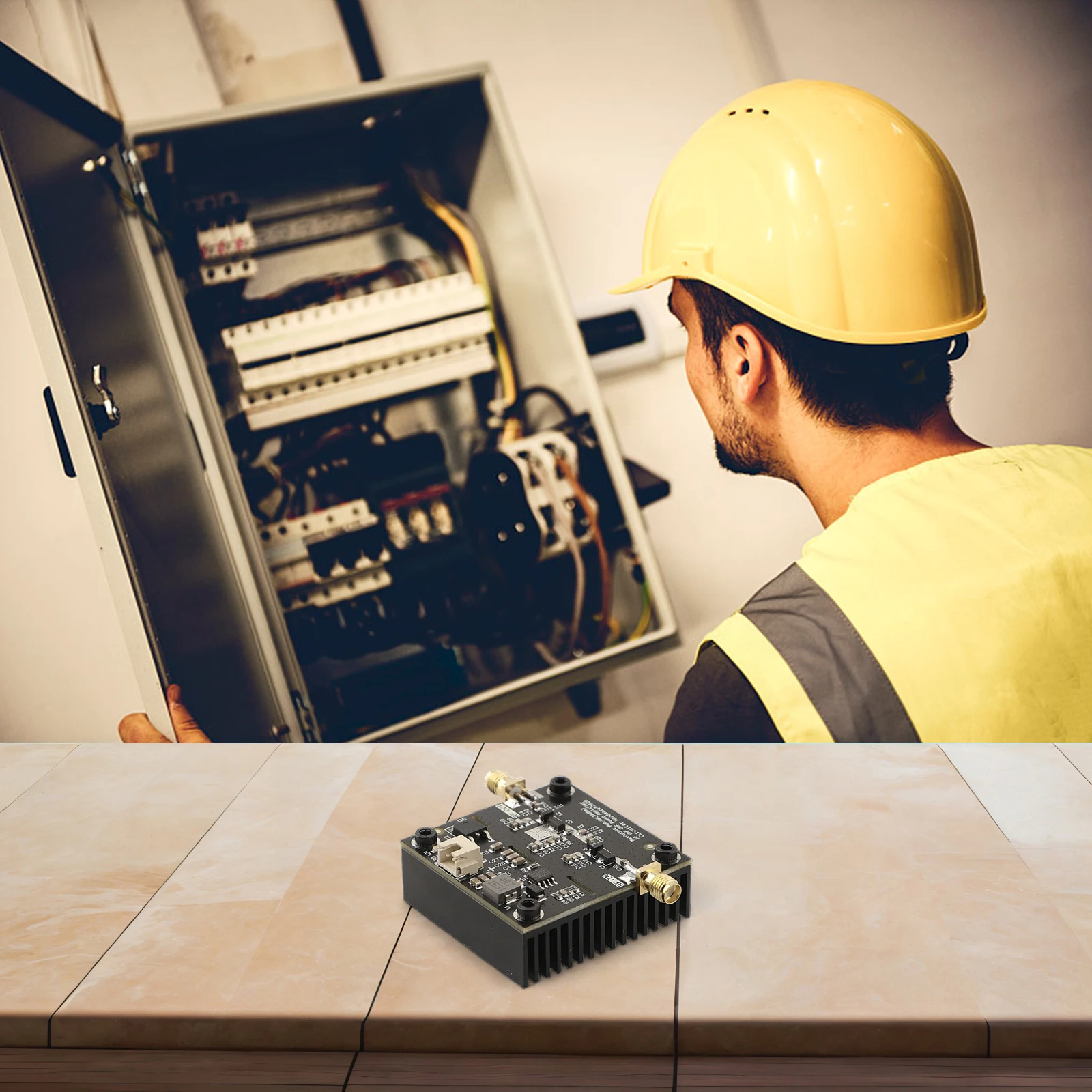 

Signal Booster 36dBm Gain For Enhanced Signal Transmission Output Power 35 37dBm 15V To 30V Input Voltage 15W Power Supply