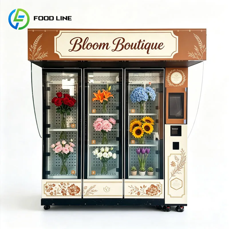 Automatic Flower Vending Machine Fresh Flower Vending Machine Floral Locker Display Customized