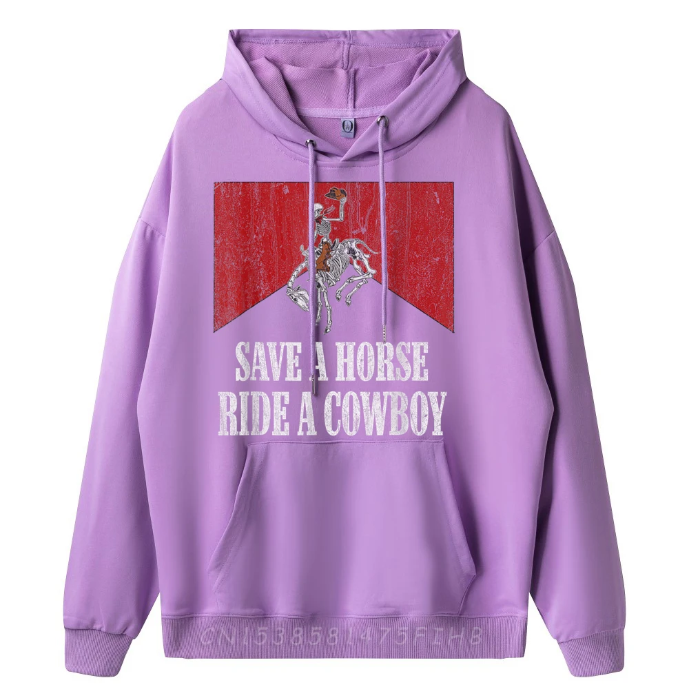 Funny Save A Horse Ride A Gift Hoodies Crewneck Women's Hoodies Long Sleeve Lovers Day Gift Coat