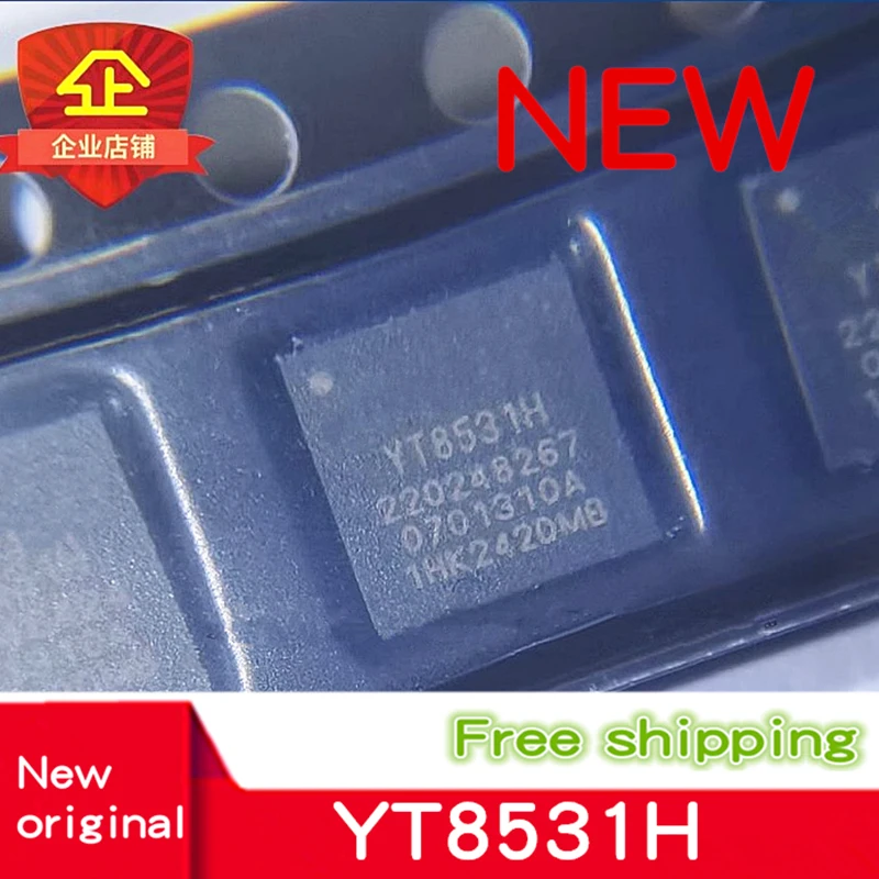 5pcs/lot 100%New original  YT8531H QFN40 Gigabit Ethernet 4/5G chip