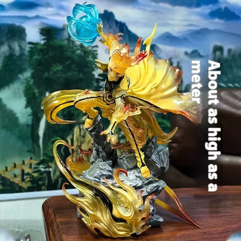 Naruto Ten Years Hundred Ninjas Studio Nine Lamas Naruto Nine Tailed Naruto Handmade Gk Model Collection Decoration