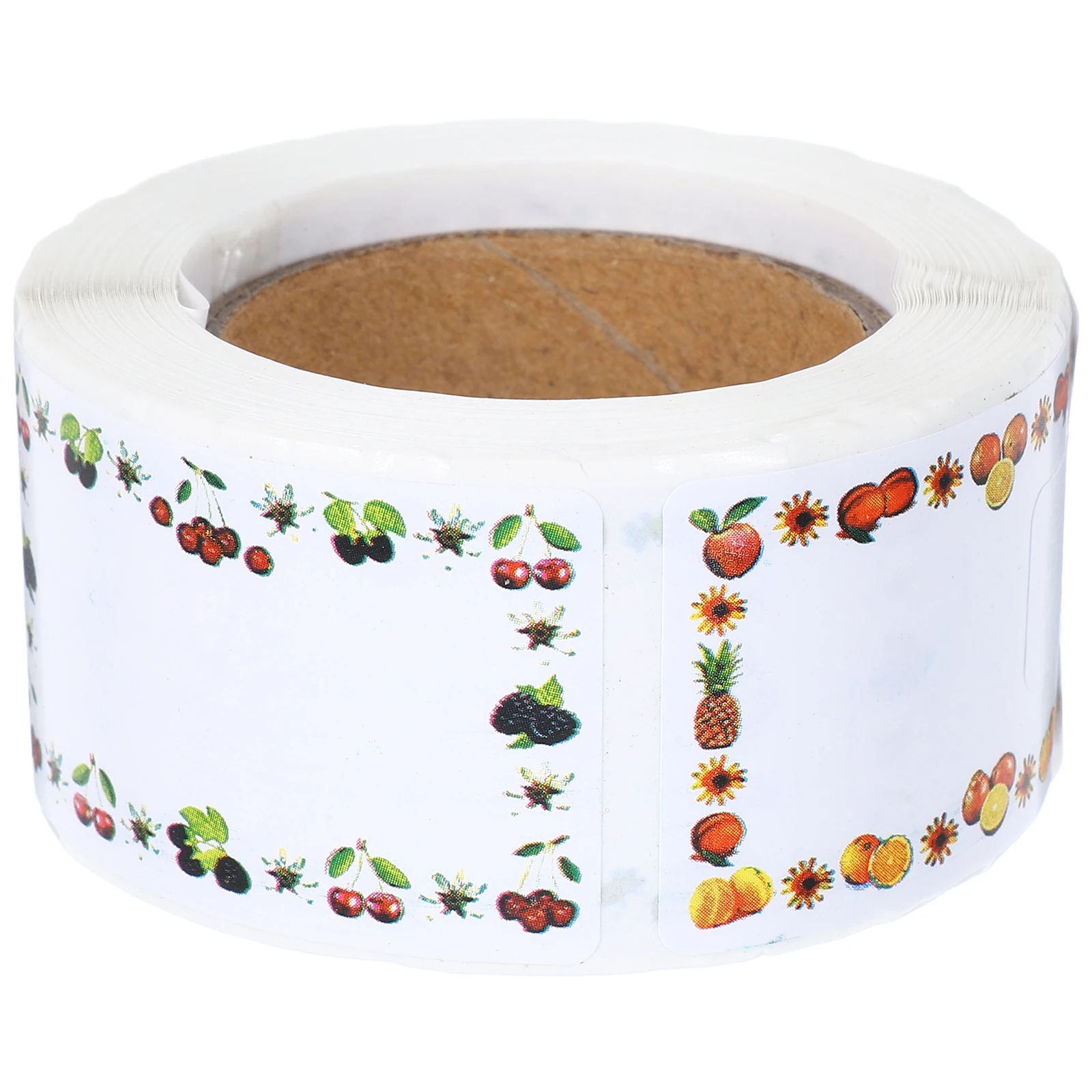 

250pcs Fruit Labels Stickers Waterproof Self Adhesive for Daycare School Office Name Tags Storage Bin Marking Folder Labels