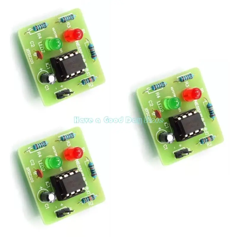 462D Educational Practice Flashing Light Adjustable Blinking Lights Double Color LED