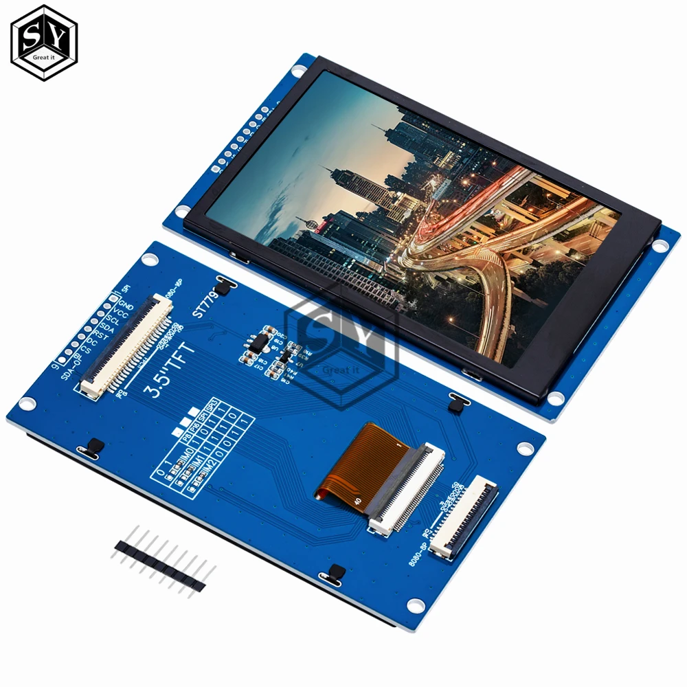 3.5 Inch 320x480 SPI TFT Serial Port Module 5V/3.3V PCB Adapter ST7796S LCD Display For Arduino