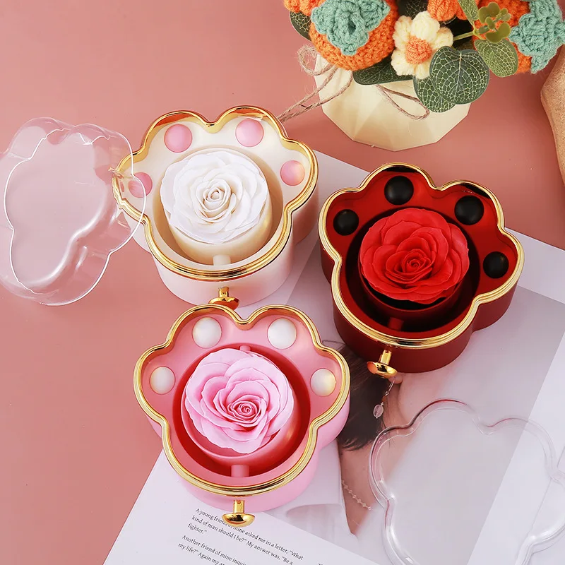 Valentine'S Day Gift Box Practical Necklace Pendant Organizer Plastic Paper Display Box Exquisite Jewelry Packaging Box For Gift