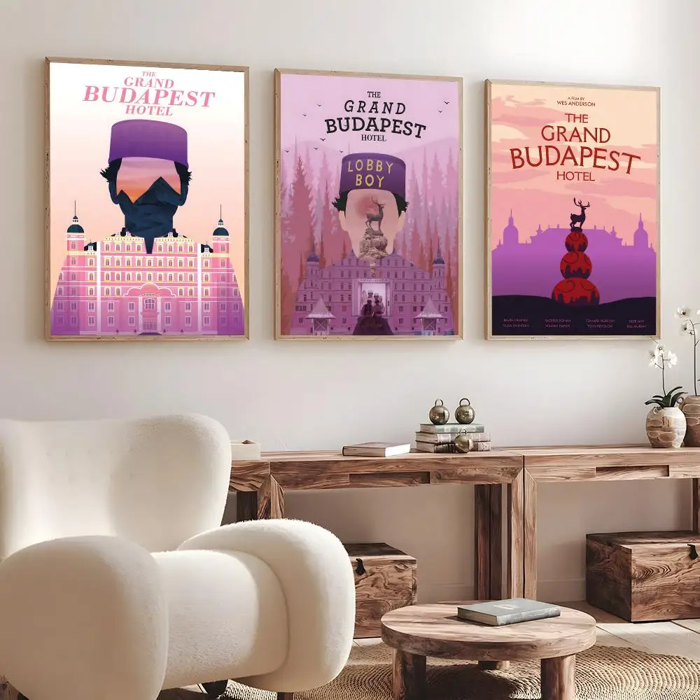 Movie The Grand Budapest Hotel Poster Print Wall Art Pictures Canvas Painting Living Room Bedroom Home Decor