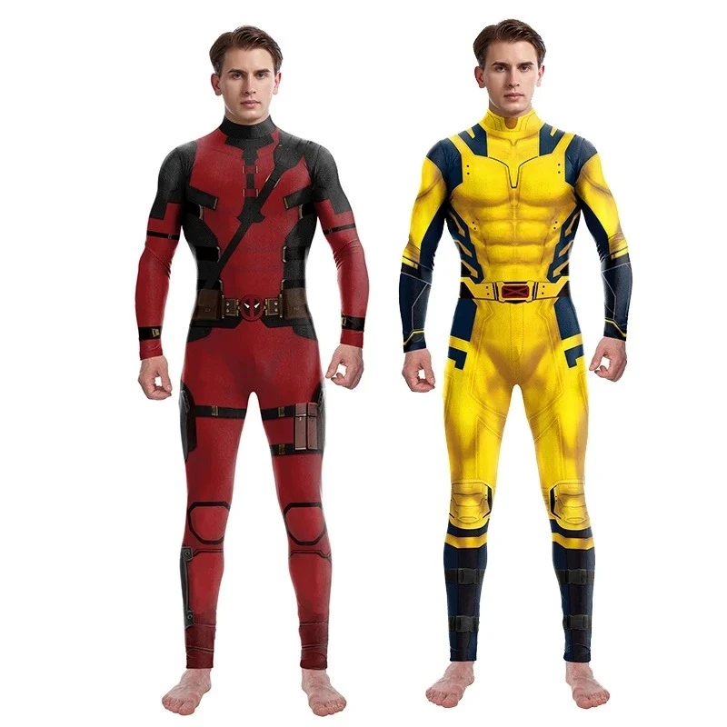 

Superhero Wolverine Deadpool Cosplay Jumpsuit Wolverine Cosplay Costume Men Women Halloween Zenti James Howlett Party Bodysuit