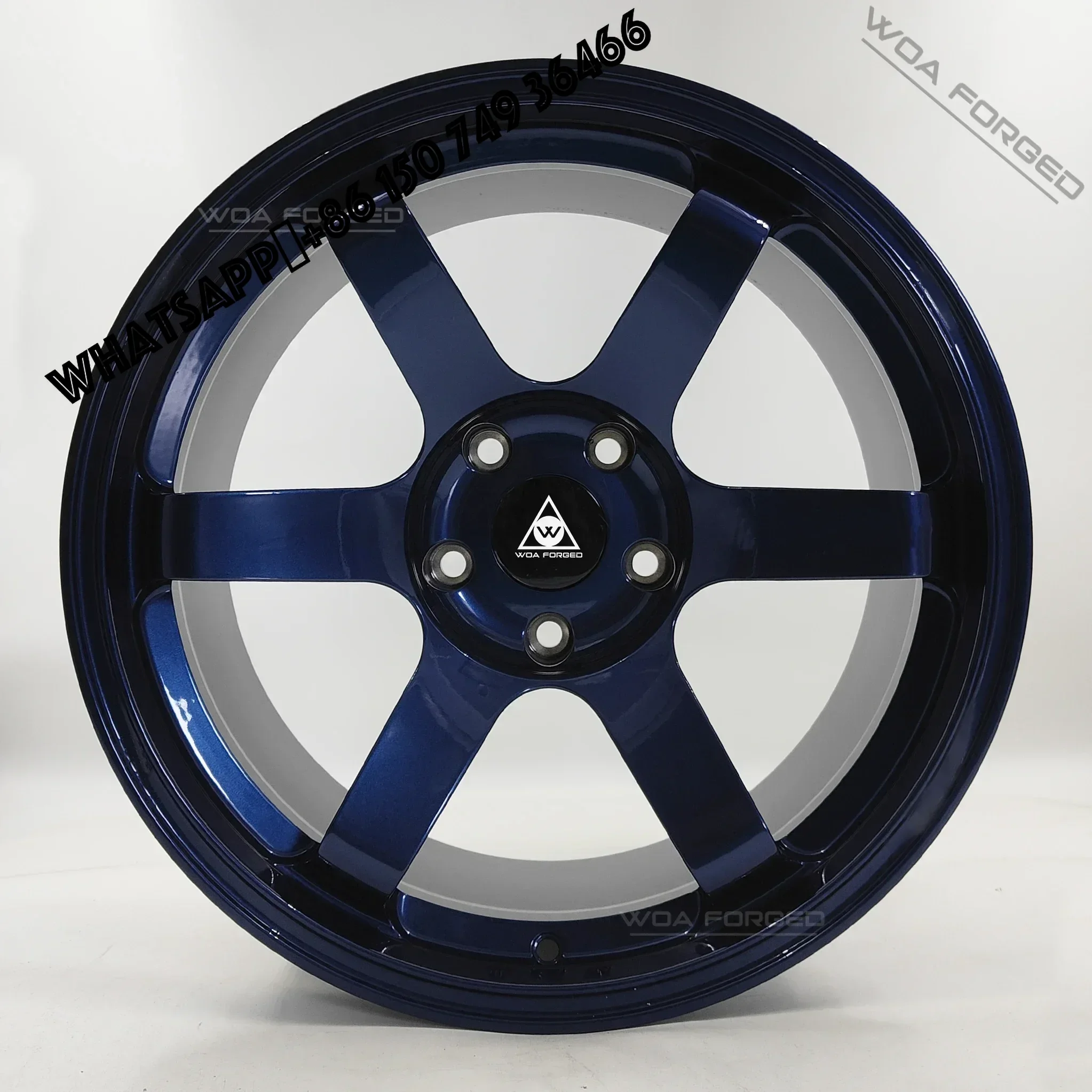 

6061-T6 Custom High Quality Premium Blue Forged Car Wheels 5x120 5x139.7 TE37 Ra Sport Style 25mm-30mm ET 98mm PCD Compe
