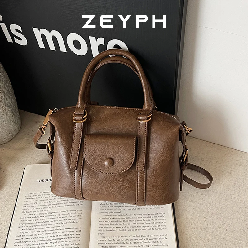 

Zeyph 2025 Summer New Trend Small PU Leather Handbags and Purses Women's Underarm Bag Square Shoulder Crossbody Bags