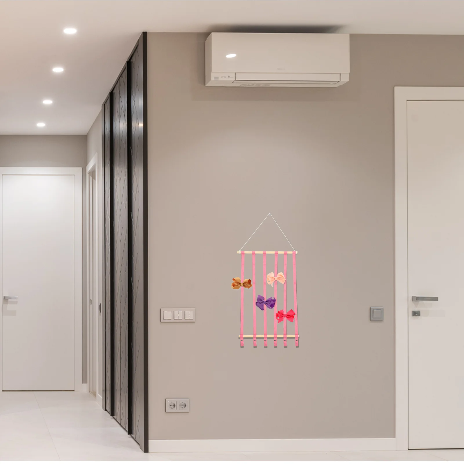 

1Set Hair Bow Holder Organizer Wall Hanging Hair Accessories Organizer Headband Clip Display Storage Bow Holder