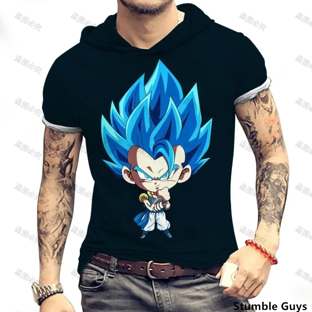 Dragon Ball Z Children's T-shirt Tops Vegeta Men Essentials Hip Hop Goku Fashion Harajuku Style Short Sleeve T-shirts New Anime