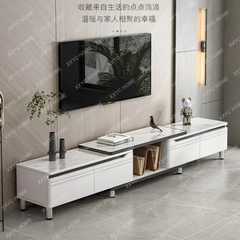 XXLuxury Modern Tv Stand Adjustable White High End Stand Tv Cabinet Living Room Farmhouse Meuble Television Salon Home Furnitu