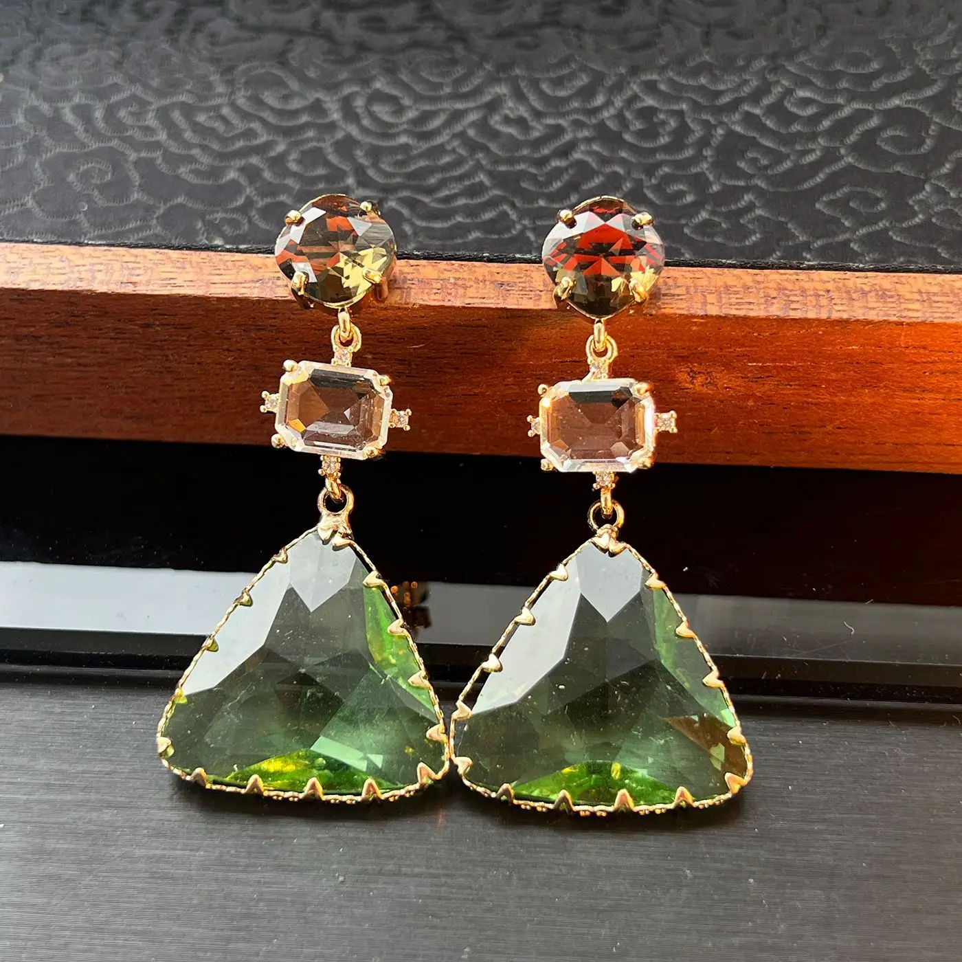 fashion Triangle drop earrings for women statement jewelry