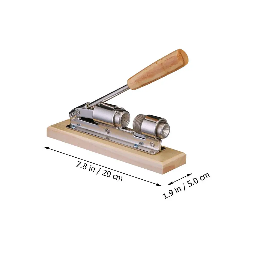 Mechanical Walnut Cracker Stainless Steel Nut Opener Multipurpose Adjustable Spacing Portable Home Kitchen Tool for Fresh Green