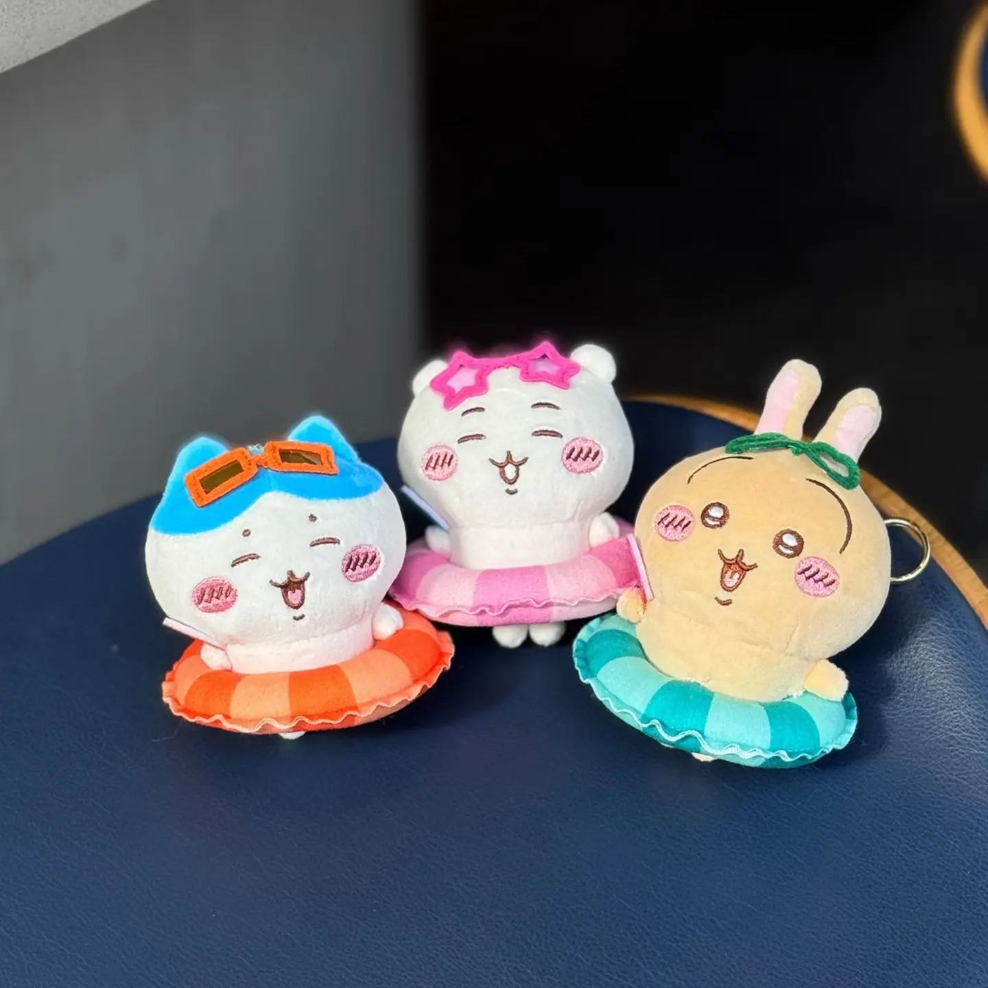 

Chiikawa Cute Swimming Ring Collection Hanging Piece Ornament Fur Doll Toy Keychain Gift in Stock Chii Hachiwera Usagi
