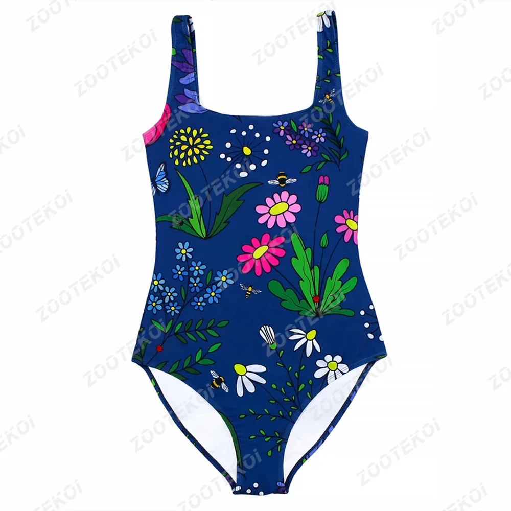 Batoko New Swimwear Women Simple Print Support Swimsuit Comfortable And Durable Swimwear For Ocean Winter Summer Swimming