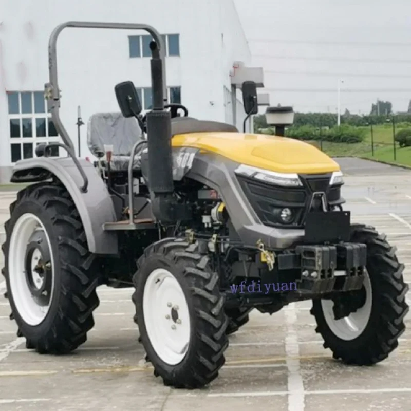 china：Small Four - Wheel 60H Agriculture Tractor Equipment 4WD Chinese Mini 4 Cylinder Farm Tractor Multi-purpose Farm Mini Trac