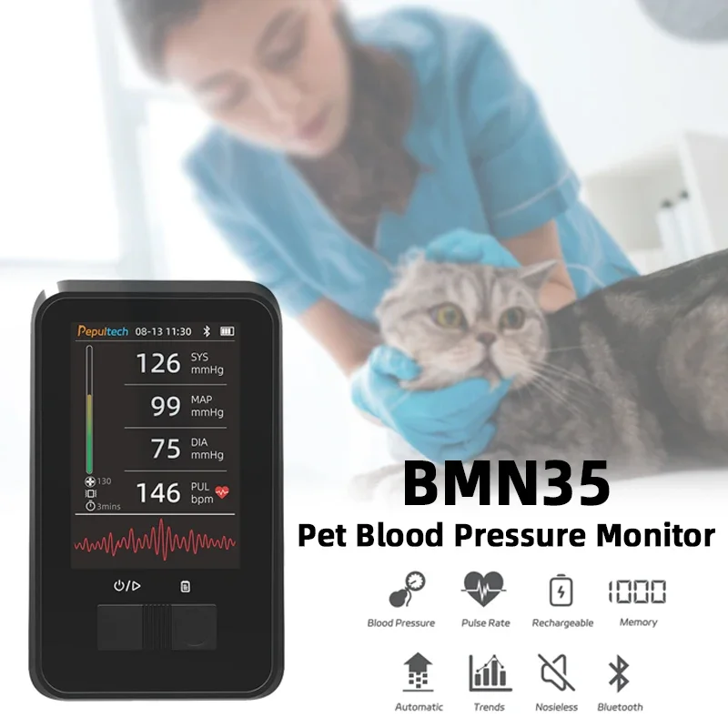 Veterinary Blood Pressure Monitor Dog Cat BP Monitor BMN35 Vet Health Care Pet Animal Use