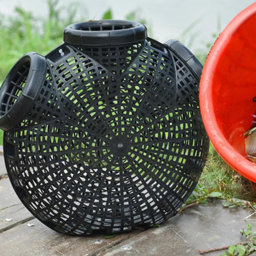 2 Pcs Fish Cage Crawfish Netting Eel Traps For Fishing Reusable Shrimp Portable Catch Crab Lobster