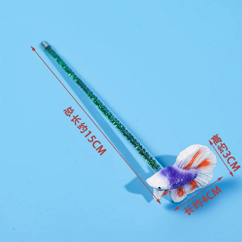 1 pc Douyu Stick Resin Douyu Tail Training Fun Interactive Toy