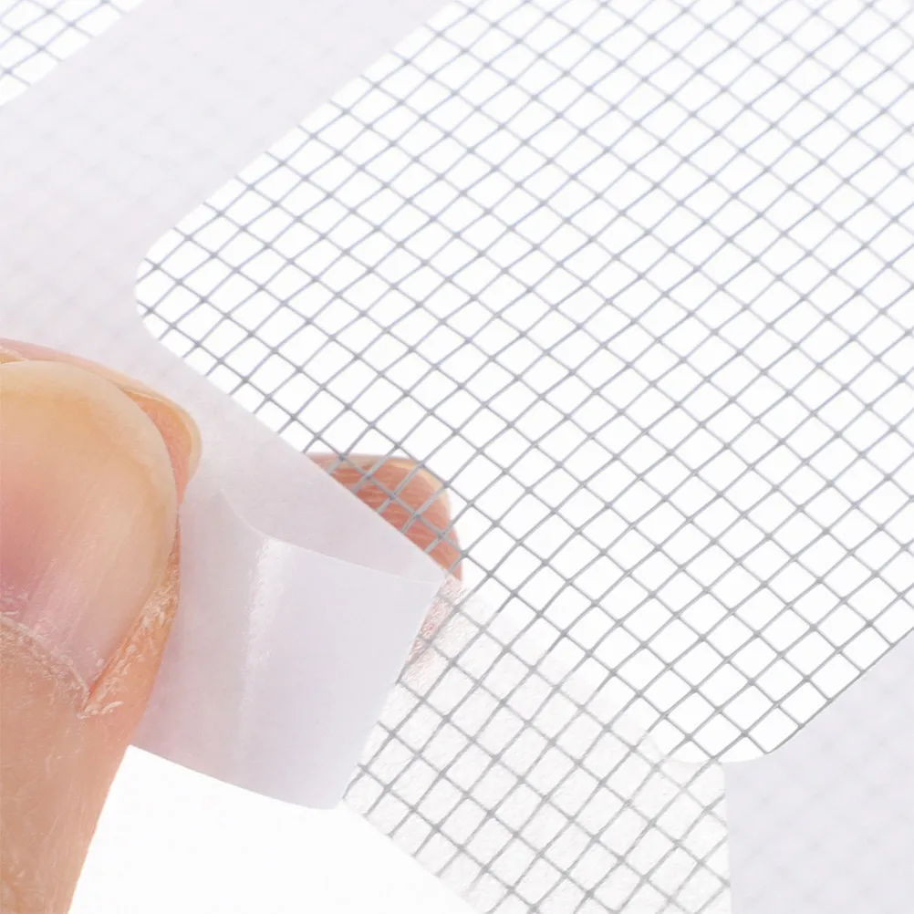 30Pcs Self-Adhesive Mesh Repair Patch Invisible Sticker for Window Screen Shower Drain Hole Fix Anti-Blocking Filtration