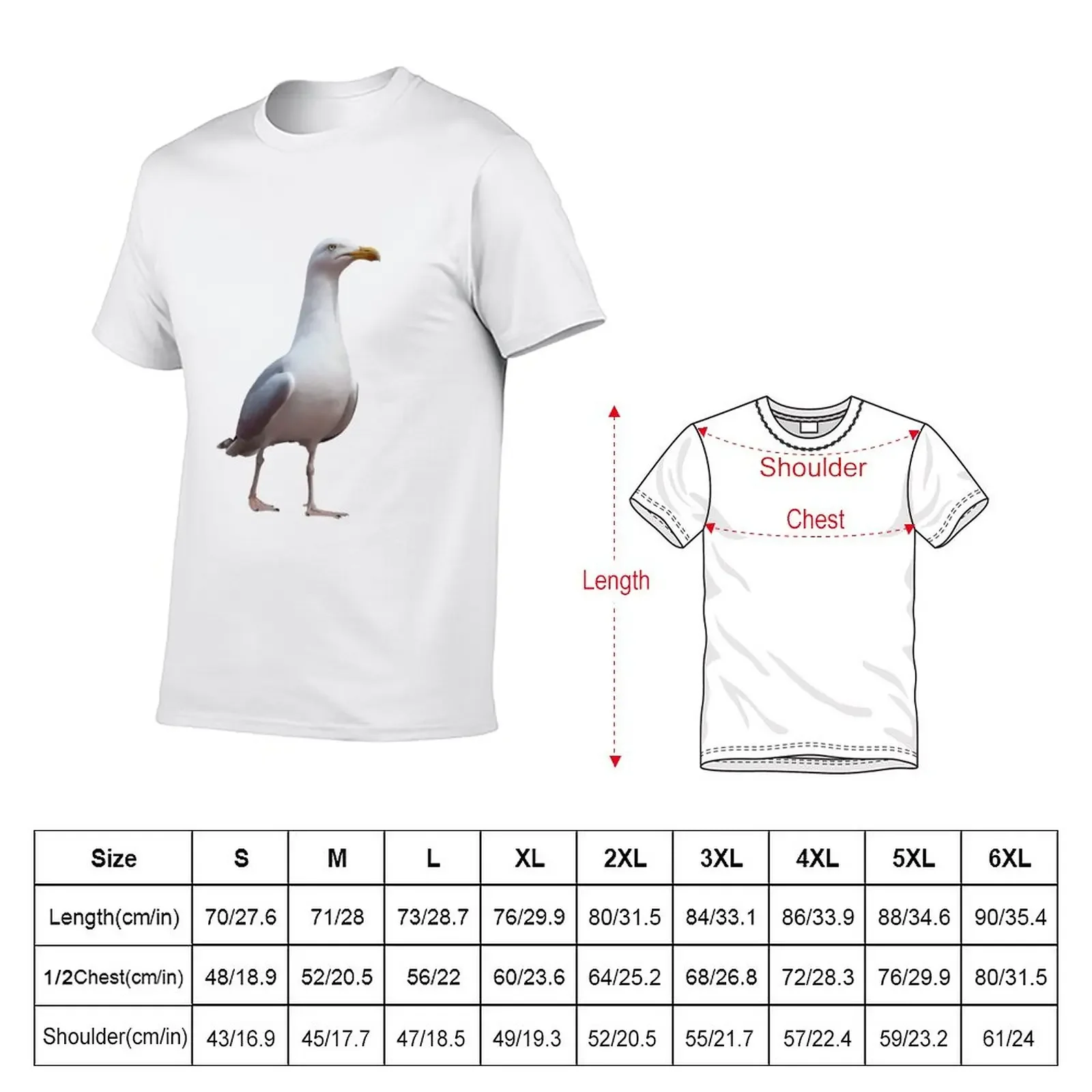 Seagull T-Shirt sublime korean fashion mens big and tall t shirts