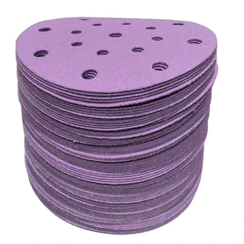 

Sandpaper Abrasive 6 Inches 150mm 17 Hole Zirconium Corundum + Ceramic Material Abrasive