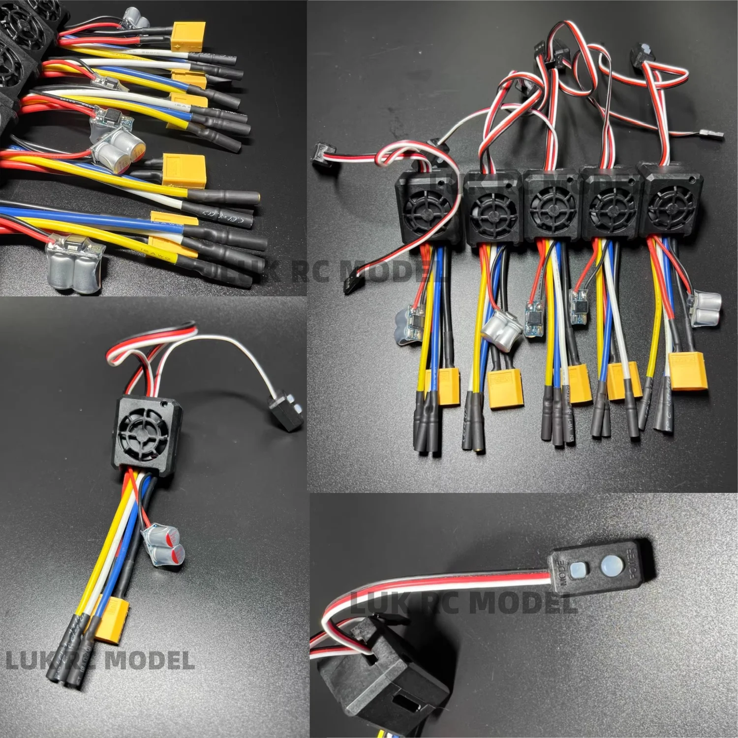 DoubleE RC Excavator EC160E E111 Brushless ESC 60A Electronic Accessories For Oil Pump Driving Motor 1/12 1/14 Hydraulic Model