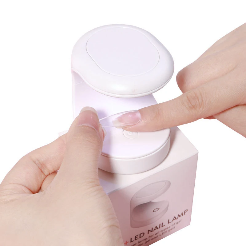 Mini lâmpada de casca de ovo usb uv led luz para unhas de gel multi-cor portátil secadores de unhas usados para salões de unhas em casa