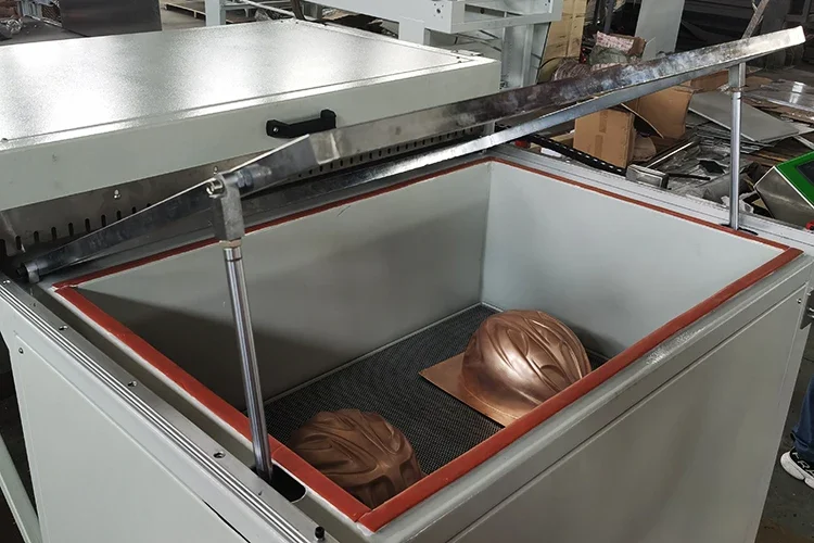 SZB-6090B Semi-automatic Blowing Plastic Vacuum Forming Thermoforming Machines For Plastic Helmet