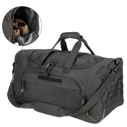 50L Waterproof Gym Bag Men Sports Travel Bags Military Tactical Duffle Luggage Outdoor FitnessTraining Bag