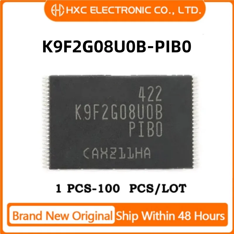 

Free Shipping 1PCS/10PCS/50PCS/100PCS K9F2G08U0B K9F2G08U0B-PIB0 TSOP-48 Brand New Original IC CHIP