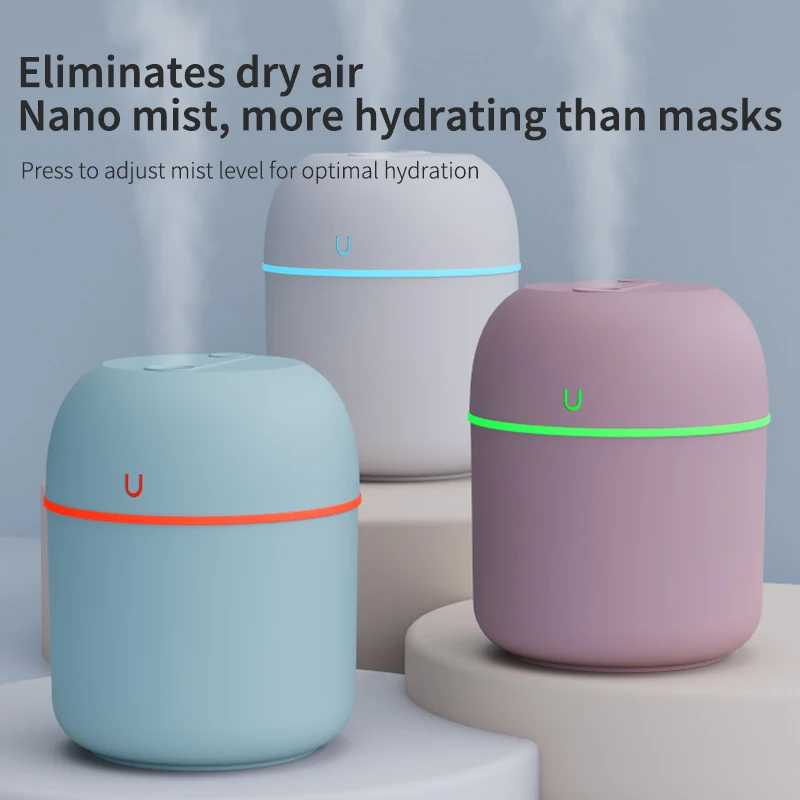 USB air humidifier Mini fog household small desktop humidifier Intelligent car aromatreatment machine image 2