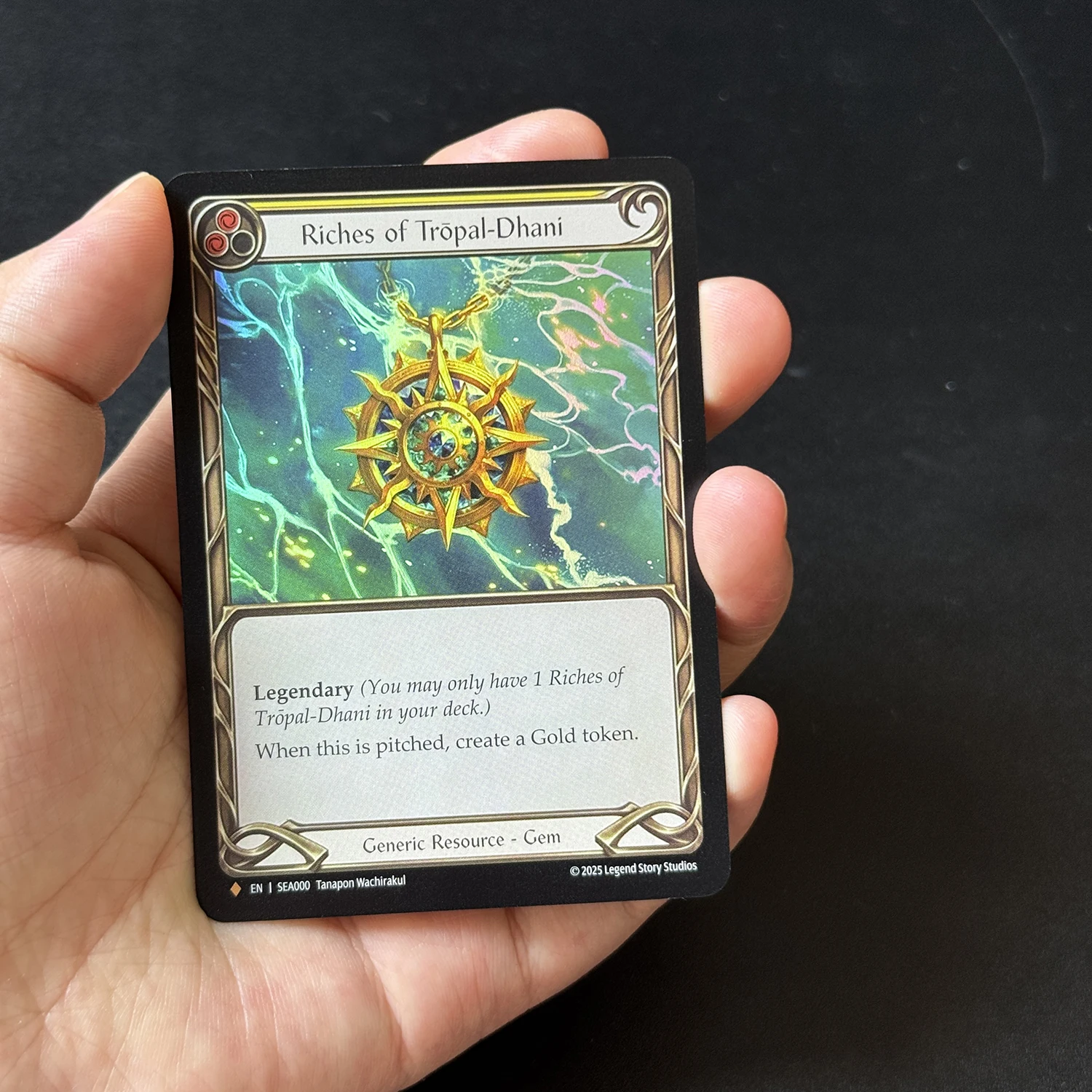 55PCS/Set FAB FOIL 3 TCG Proxy Cards Riches of Tropal-Dhani Barkskin of the Milennium Tree Loyalty Beyond the Grave  Game cards