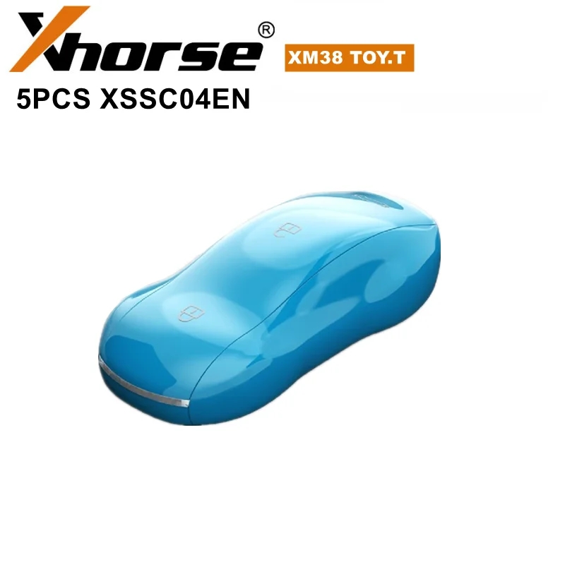 5 Piece XHORSE XSSC04EN XM38 TOY.T Univesal Smart Key Supercar Style 3 Buttons English Version for VVDI VVDI2 Programmer