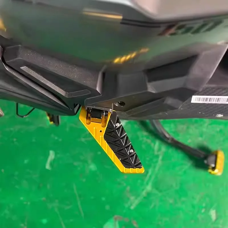 for SYM HUSKY ADV 150 Motorcycle CNC Aluminum Rear Foot Pedal Anti-skid Rear Passenger Foldable Footrests Pads Accessories
