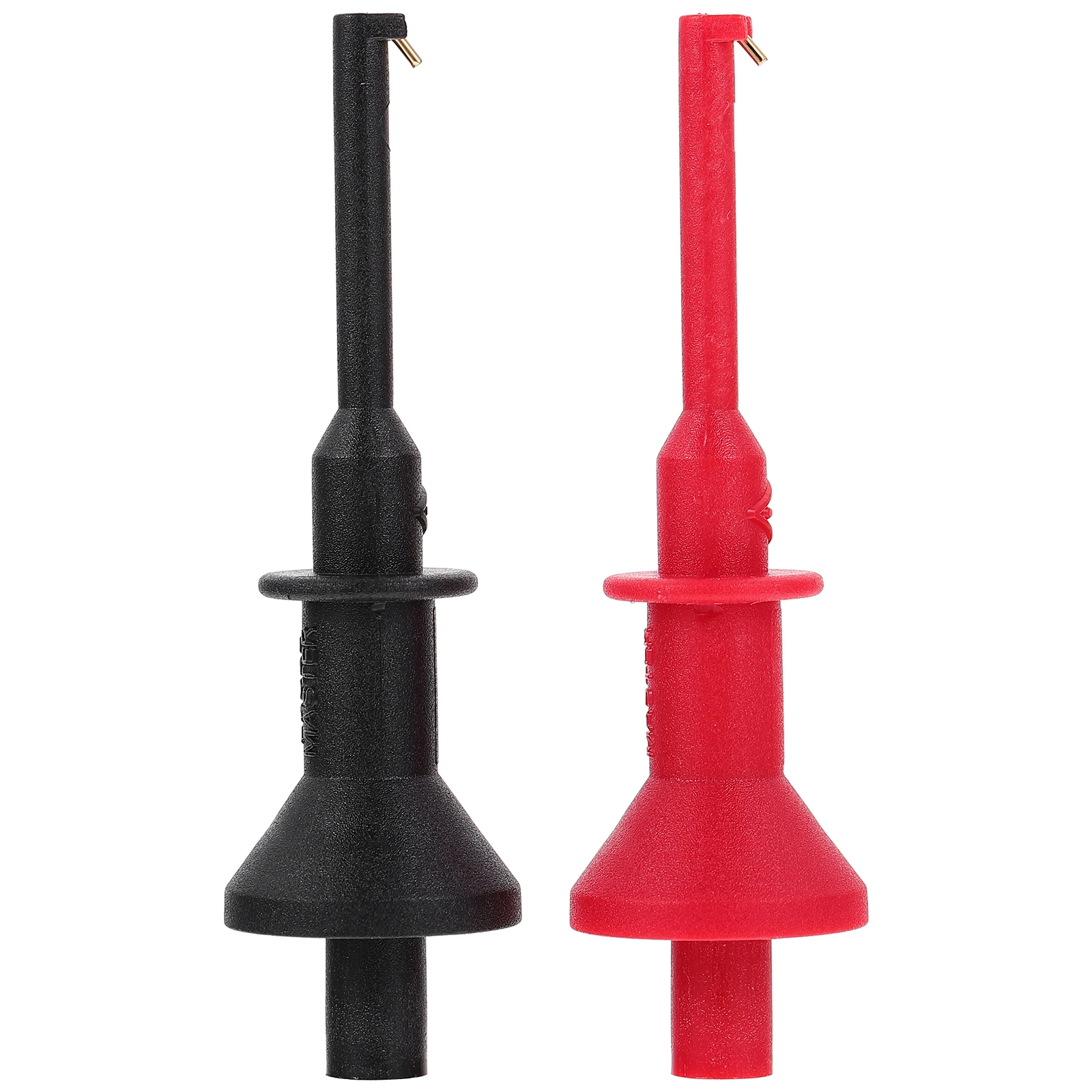 

2pcs Testing Hook Clip Multimeters Test Lead Probe Accessories 4mm Plug-in Hooks Needle Repair IC Electronic Products