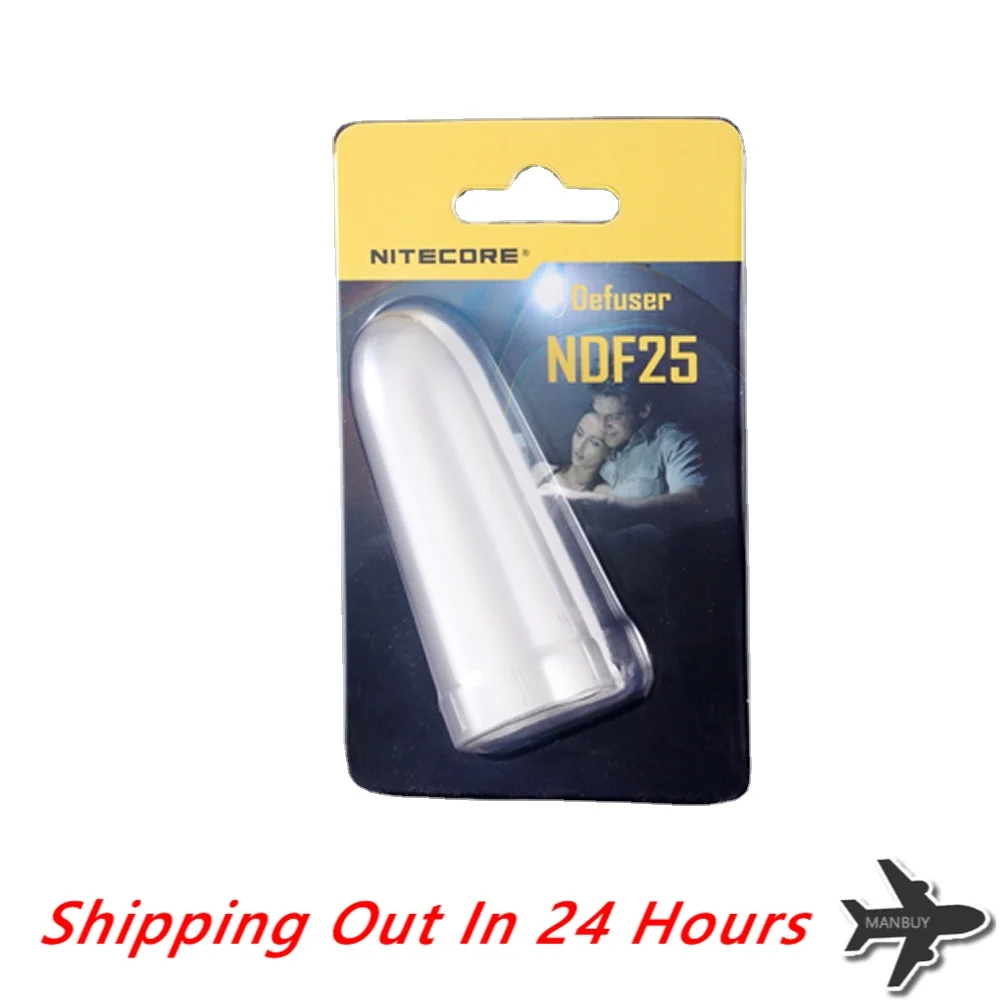 

Wholesale Nitecore NDF25 Translucent White Diffuser Cone Traffic Wand Head 25.4mm Torch Mh12v2 Mh10v2 Mh10s Mh12s P10i P10v2