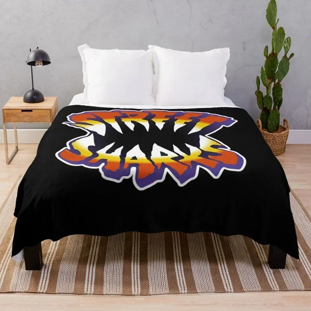 

Street Sharks Logo Vintage Throw Blanket Summer Cool Breathable Blanket for Sleeping