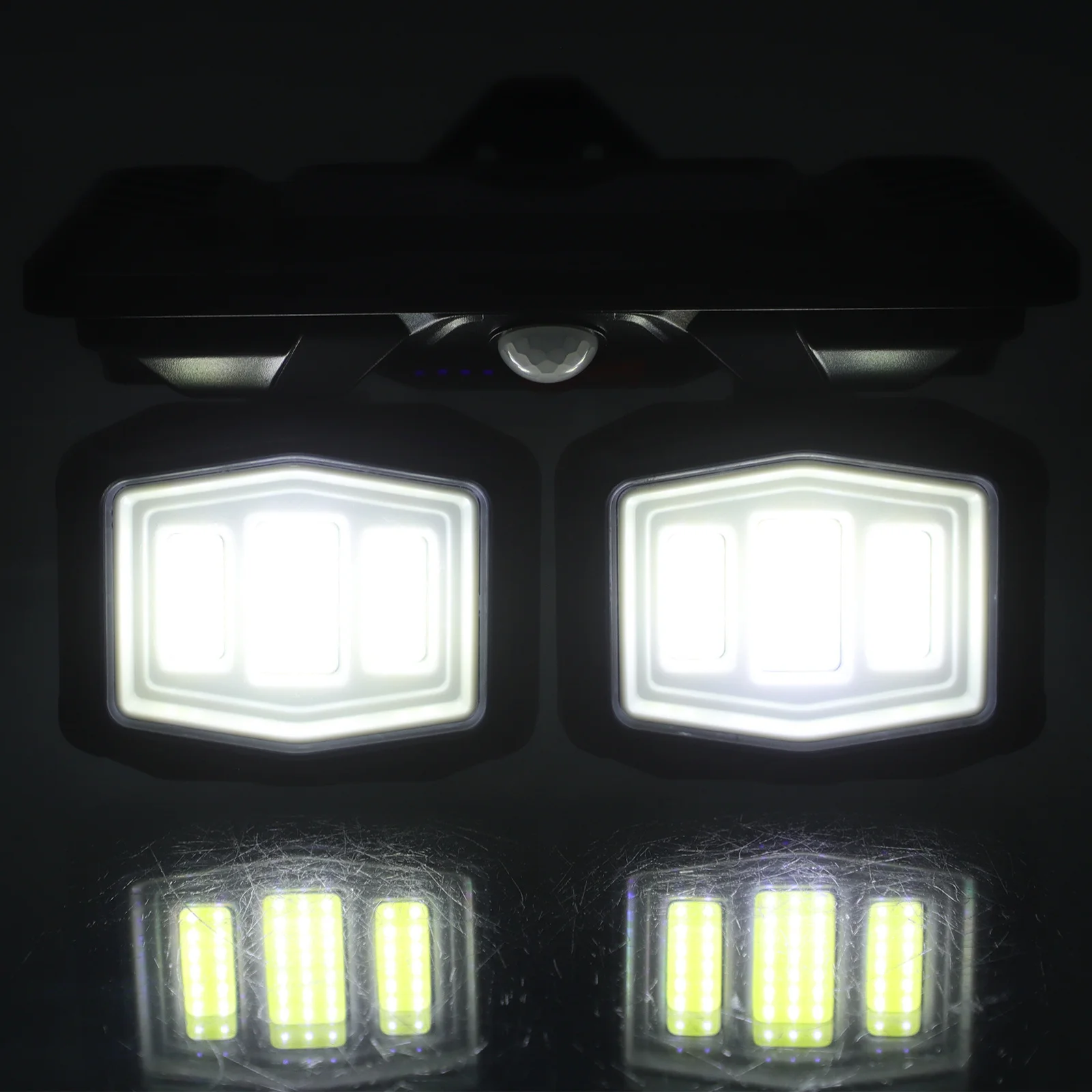 

108Led Solar Wall Lamp Outdoor: Foldable Solar-Powered Motion Sensor Light For Garden Courtyard Pathway, Solar Induction Wall