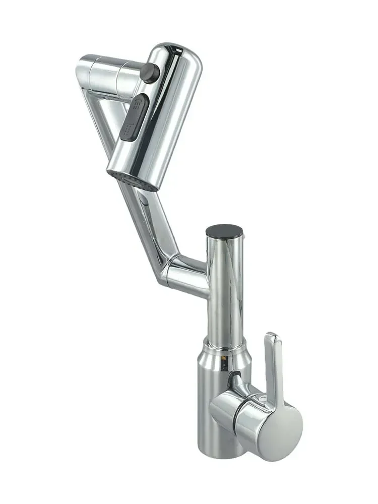 Badezimmer LED Bad Wasserhahn Multifunktions Stream Wasserhahn Horizontale Schwenkarme LED Display Multifunktionale Stream Sprayer