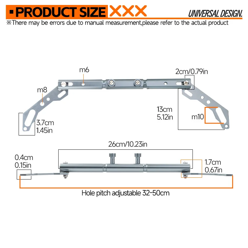 Universal Handlebar Extender Durable Bicycles Motobike Handlebar Extension Bracket CNC Multifunctional Balance Lever Crossbar
